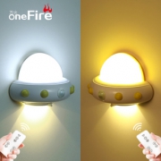 ONEFIRE 万火 可调光小夜灯 插电遥控款 4色可选 14.9元包邮（需用券）