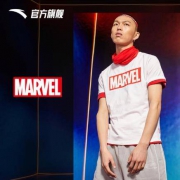 历史低价： ANTA 安踏 marvel 联名 男女运动t恤 *2件