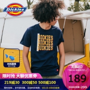 dickies 字母印花全棉短袖T恤 DK006496 立减90，到手只需209