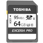 TOSHIBA 东芝 R95M/S-W75M/S SDXC Class10 UHS-I U3 极至超速存储卡 64GB
