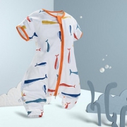 1日0点：BabyCare 分腿儿童纱布睡袋 薄款 *2件 208.5元包邮（前2小时，合104.25元/件）