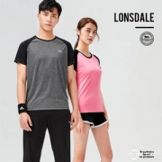 Lonsdale 龙狮戴尔 情侣款户外运动速干T恤 多色