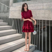 10点开始：Anyshion安尼纯 女士雪纺连衣裙
