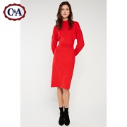 C＆A CA200211452 女士针织长裙 99元