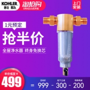 10点抢 美国 科勒 前置过滤器 荣获16年IF大奖 499元包邮 限时半价