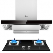 618预售：Midea 美的 CXW-260-T36+JZT-Q216B 烟灶套装 1999元包邮（需100元定金）