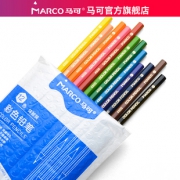 MARCO 马可 油性彩色铅笔 12色 体验装 *2件 9.9元包邮（合4.95元/件）