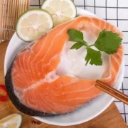 通威鱼 冷冻智利轮切三文鱼排（大西洋鲑） 250g 1片装*13件+ 赠 冷冻三去海鲈鱼 400~500g*4件
