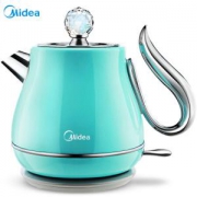美的（Midea）电水壶热水壶电热水壶304不锈钢水壶全钢无缝暖水壶开水壶烧水壶MK-SJ1201