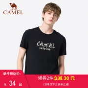 Camel/骆驼 夏季新款圆领T恤 券后￥29
