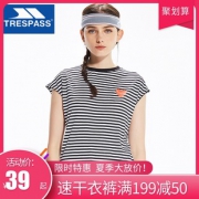 29元包邮！Trespass 趣越 女士运动速干休闲T恤 两色 领10元优惠券