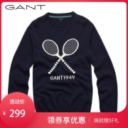 GANT 甘特 84141 男士圆领针织衫 299元