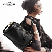 Coach 蔻驰  Mini Bennett 女士波士顿真皮水桶包