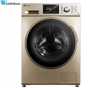 小天鹅 10公斤洗烘一体变频滚筒洗衣机 TD100S32DG5 上排水 金色