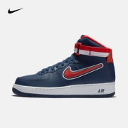 1日0点、618预告：耐克 NIKE AIR FORCE 1 HIGH'07 LV8 SPORT 男子运动鞋深藏青蓝/大学红/白 539元