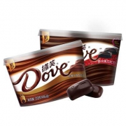 Dove 德芙 香浓黑巧克力 252g*2盒