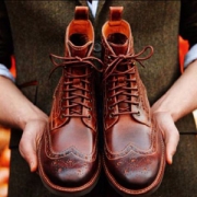 限UK8.5码，Clarks 其乐 Montacute Lord 男士烤花系带短靴 Prime会员免费直邮含税