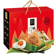 6味6粽2咸鸭蛋，稻香私房  端午节礼盒装粽子 840g