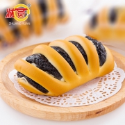 状圆 黑米面包 2箱共1030g 15.8元包邮