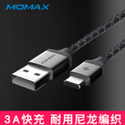 20点、尼龙编织，Momax 摩米士 Type-C数据线1m
