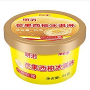 限地区：meiji 明治 芒果西柚冰淇淋 94g *19件
