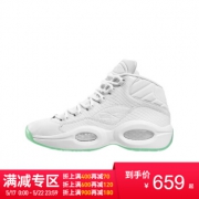 Reebok 锐步 QUESTION MID EE男子经典休闲鞋时尚复古潮流 AWQ43 CM9417-白色 42 719元