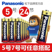 Panasonic 松下 碱性电池 24节 24.9元包邮（需用券）