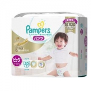 Pampers 帮宝适 白帮 婴儿拉拉裤 BIG号 30片 *4件