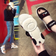 ￥29.9 莱尔曼诗厚底松糕增高罗马小熊凉鞋