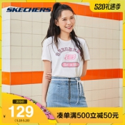18日0点：SKECHERS 斯凯奇 SMLC219W015 女士T恤 109元（需用券）