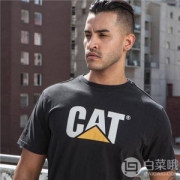 Caterpillar 卡特彼勒 TM Logo 男士纯棉短袖T恤 Prime会员凑单免费直邮含税