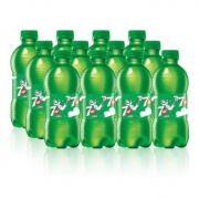限地区：7喜 七喜 7up 柠檬味 碳酸饮料 330ml*12瓶
