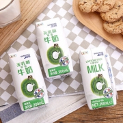 法国产，0乳糖， 上质 零乳糖牛奶 200mlx24盒