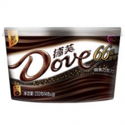 Dove 德芙 66%醇黑巧克力 252g 39.9元
