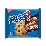 趣多多 香脆曲奇饼干 香浓巧克力味 285g*5件