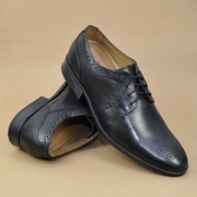 UK9码，Clarks 其乐 Kalden Edge 男士真皮烤花系带牛津鞋 Prime会员免费直邮含税