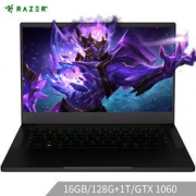 Razer 雷蛇 灵刃标准版 15.6英寸笔记本电脑（i7-8750H、16G、128G+1T、GTX1060 6G）  10499元包邮