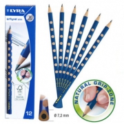 红点奖，德国 LYRA 艺雅 儿童洞洞铅笔 矫正握姿 12支 送卷笔刀 橡皮擦 7.5折 ￥14.8