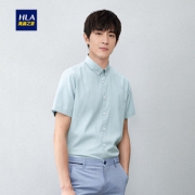 ￥89.5 HLA 海澜之家 HNECJ2R045A 男士休闲短袖衬衫