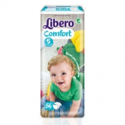 丽贝乐(Libero) 瑞典进口纸尿裤大号 L56片[10-14kg] 69元（2人拼）