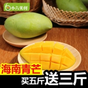 小六美鲜 海南大青芒净重8斤 券后￥34.9