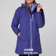 限XS码，Helly Hansen 哈里汉森 Long Belfast 女士中长款防水冲锋衣 3.6折 Prime会员免费直邮含税