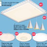 OPPLE 欧普照明 led吸顶灯 梦幻星空S 三室两厅套餐  999元包邮
