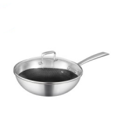京造JZSCG-30C001不锈钢炒锅30cm+凑单品