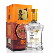 限地区：2件 白云边 15年 42度 浓酱兼香型白酒500ml