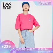 18日0点： Lee X-LINE L370303RX 中性款T恤 183元包邮（限前100件）
