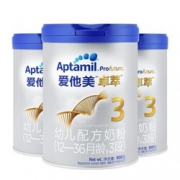 Aptamil 爱他美 卓萃 幼儿配方奶粉 3段 900g 4罐装 982元包邮（合245.5元/件）
