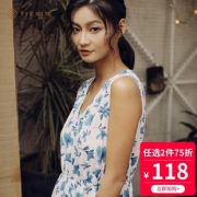 贴心 女士家居服连衣裙 68元包邮（需用券）