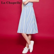 La Chapelle 拉夏贝尔 女士条纹半身裙