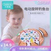 beiens 贝恩施 儿童益智电动钓鱼玩具 9.9元包邮（需用券）